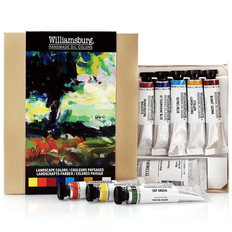 Williamsburg Artist Oil Colors by GOLDEN, Landscape 11ml Set - Image 1